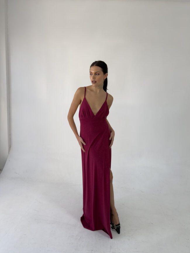 V5758 º Vest. Largo Ity Glitter Esc. V