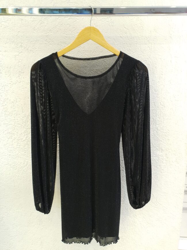 V5753L º Vest. Corto Tul Lurex M/Larga