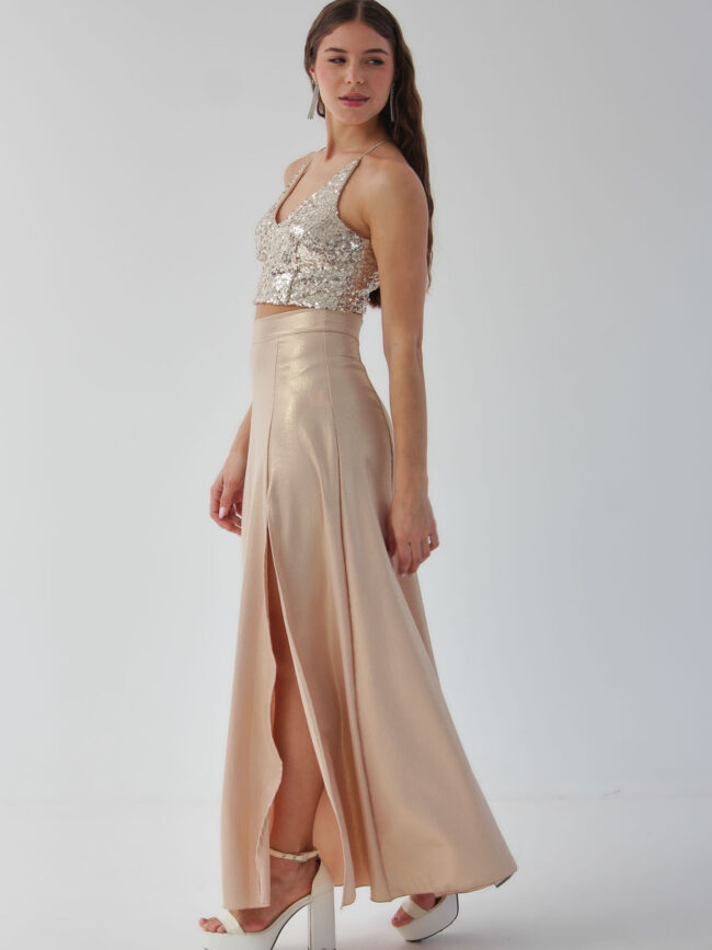 F6202 º Pollera Anita Line C/Tajo