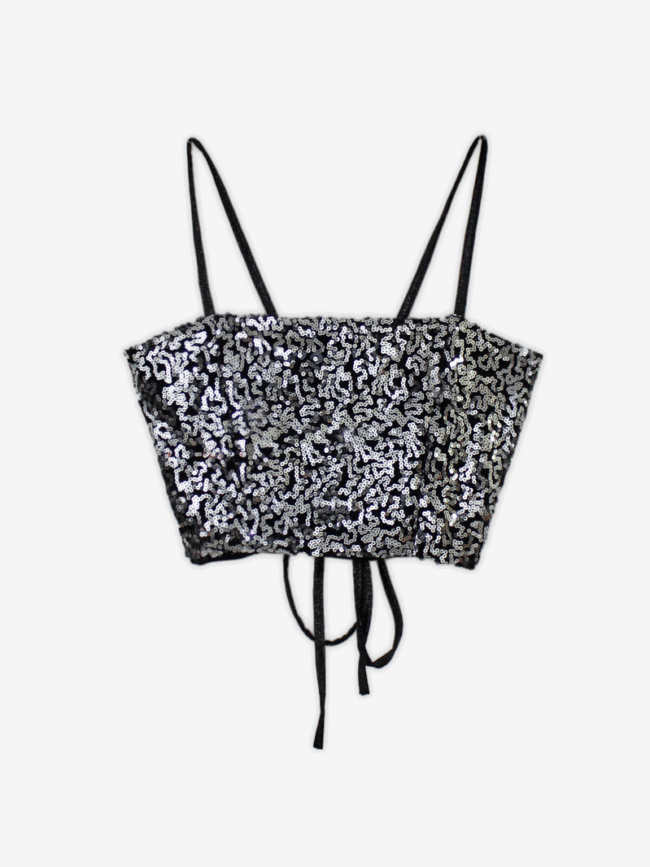 T6405 º Top Lentejuela Burgos Recto