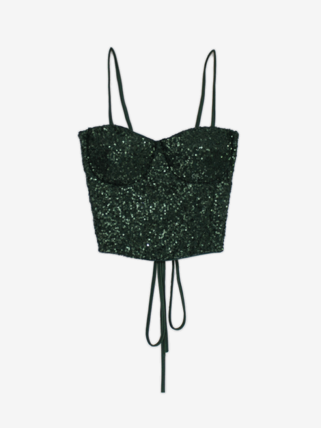 T6279 º Corset Lentejuela New York c/Taza