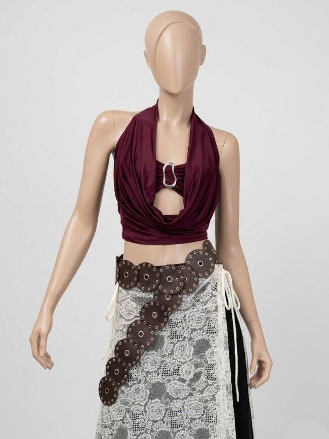 T6630 Top micro escote buche DD